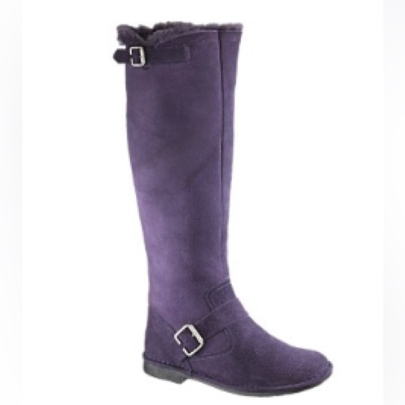 REDUCED!! Anna Sui for Hush Puppies tall suede boots! Zipper! Size 6 us - Picture 17 of 17